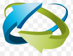 Curved Arrow Png Files - 3d Circle