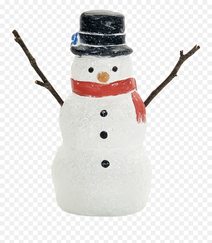 Snowman Fluffy W Top Hat - Costume Hat Png,Snowman Transparent