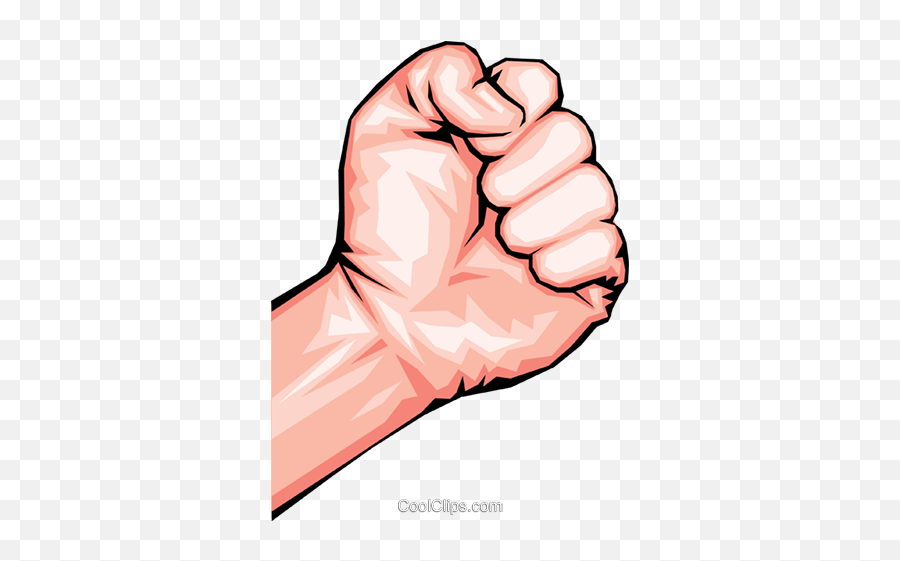 Raised Fist Clip Art - Clenched Fist Clip Art Png,Raised Fist Png