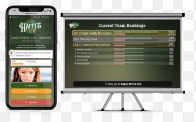 Crowdpurr - Virtual and Live Trivia Technology Applications png