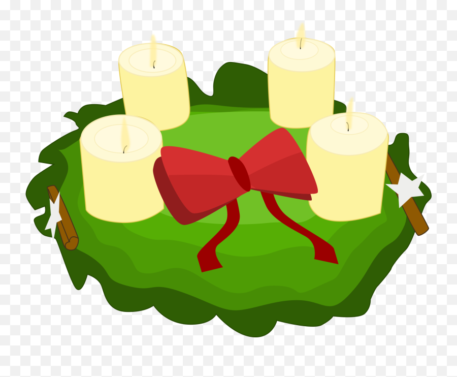 Wreath Clipart Cartoon - Advent Png,Advent Wreath Png