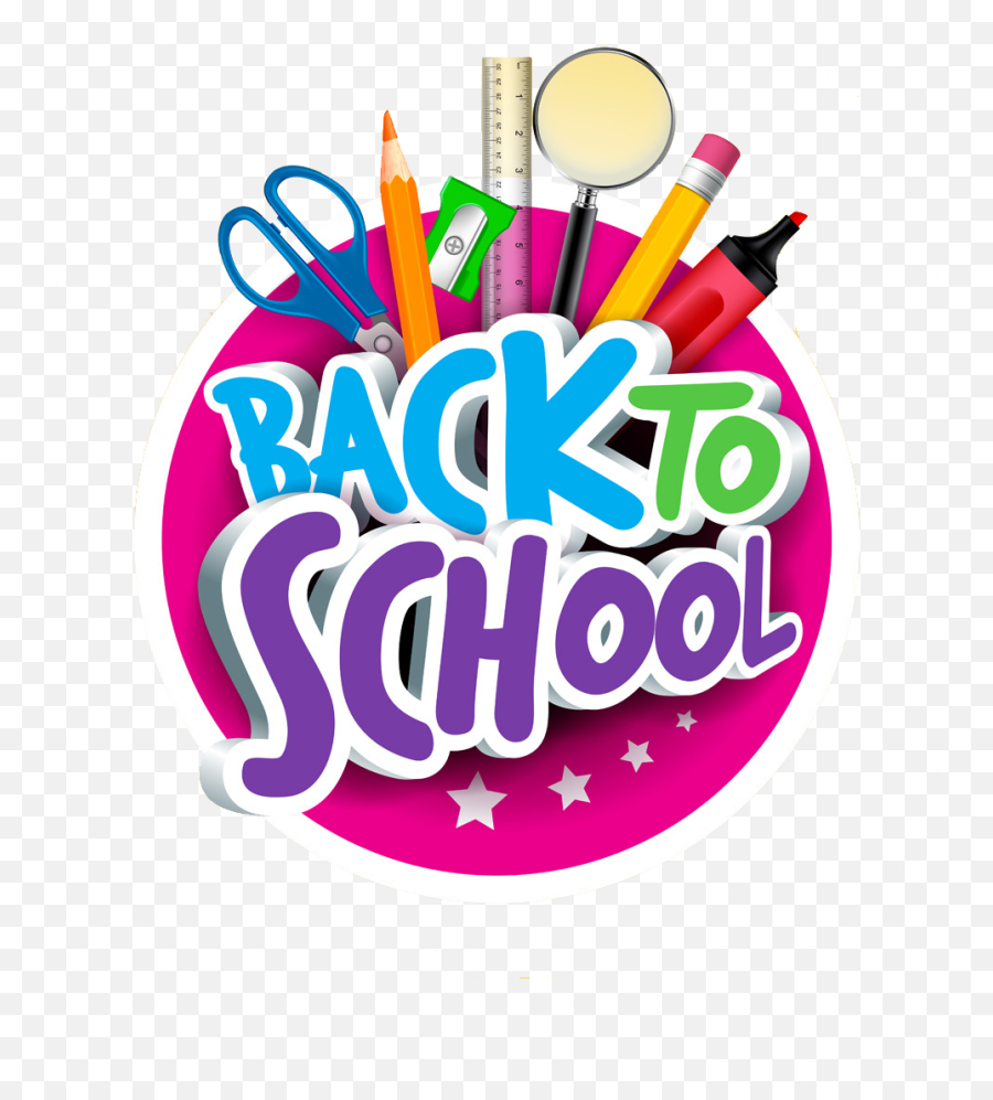 School Png Transparent Cartoon - Logo Back To School,Welcome Back Png
