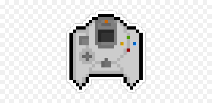 Pixel Dreamcast Controller Sticker - Coin Gif Transparent Background Png,Pixelated Png