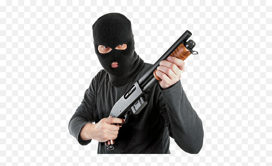 Armed Robber Transparent File - Man With Gun Stock Png,Robber Png