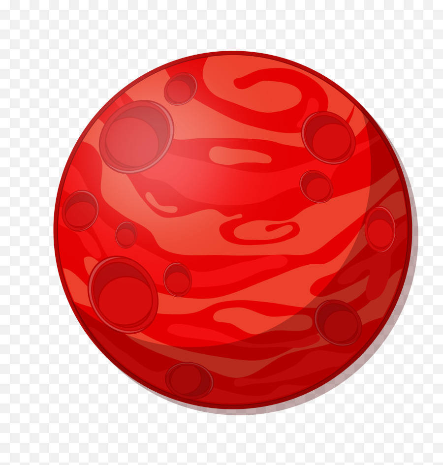 Planets Clipart Red Planet - Mars Planet Illustration Png,Planets Transparent