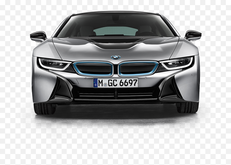 Bmw Sport Car Front View Png Image - Bmw I8 Front View,Car Front View Png