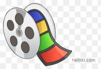 Windows Movie Maker Icon Illustration - Twinkl Icono De png