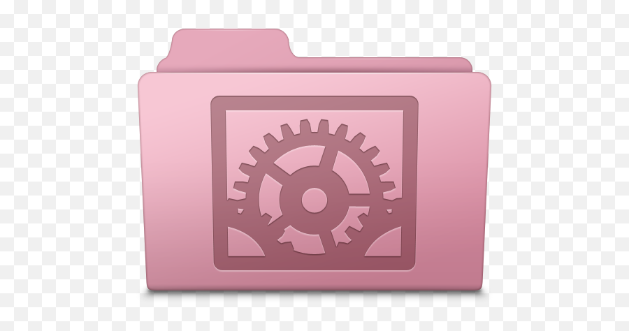 Sakura Folder Preferences System Smooth Leopard 128px - Gear Png,Leopard Icon