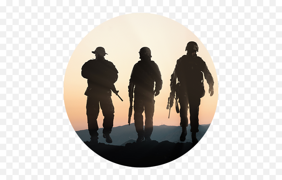 Air Force Soldier Silhouette - Inspirational Military Png,Soldier Silhouette Png