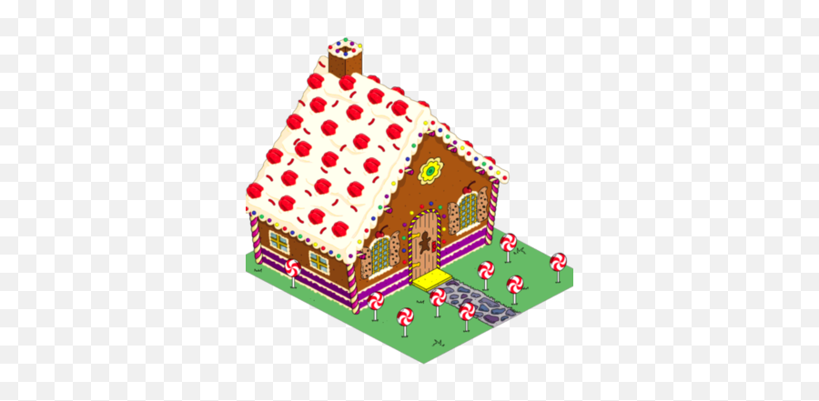 Gingerbread House - Simpsonstappedout Fandom Com House Png,Gingerbread House Png