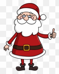 Filecute Santa Claus Character Giving The Thumbs Upsvg - Santa Claus Thumbs Up Cartoon Png,Santa Png