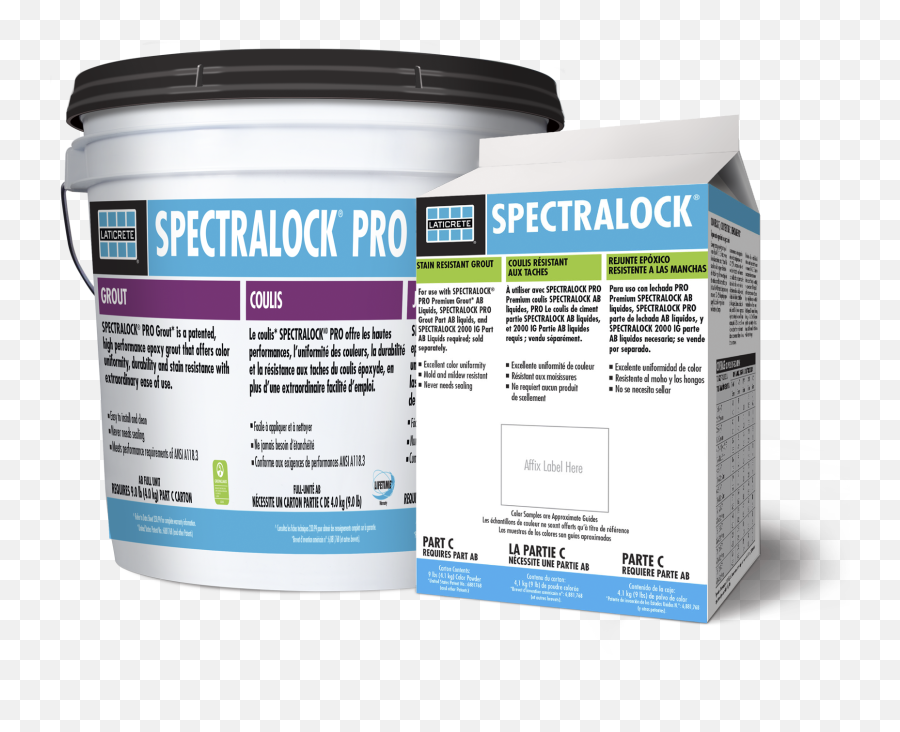 Spectralock Pro Grout - Laticrete Spectralock Png,Mirenesse Icon Sealer