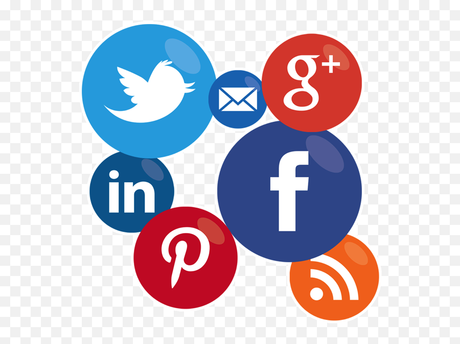 Social Media Combined Icon Clipart - Social Media Integration Icon Png ...