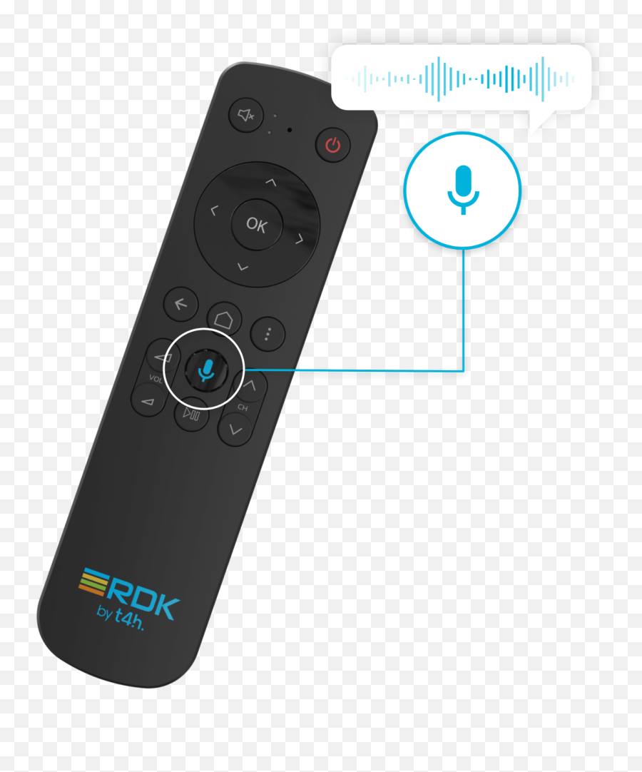 Rdk Voice Remote - T4h Tech4home Electronics Brand Png,Voice Command Icon