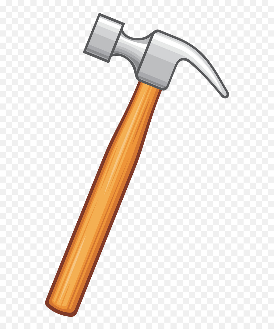 Wooden Handle Hammer Png Transparent - Clipart World Design,Hammer Icon Transparent