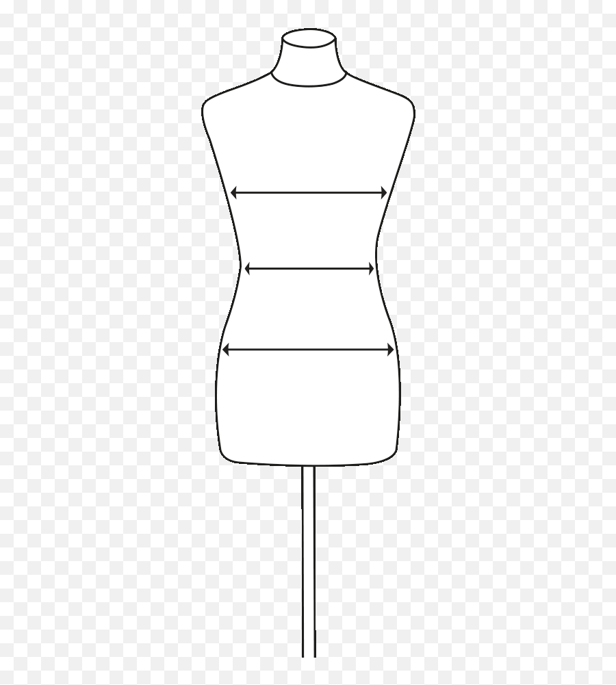 Download How To Measure Graphic - White Fashion Mannequin Horizontal Png,Sizing Icon
