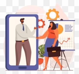 Online Business Dealing Illustrations Images U0026 Vectors - For Adult png