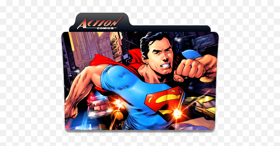 Superman - Jaceu0027s Folder Icons Action Comics Characters Png,Krypton Folder Icon