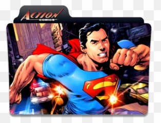 Superman - Jaceu0027s Folder Icons Action Comics Characters png