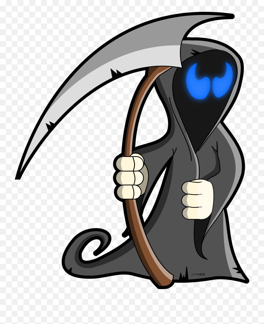 Design Of Grim Reaper Blue Png Image - Cartoon Grim Reaper,Grim Reaper Png