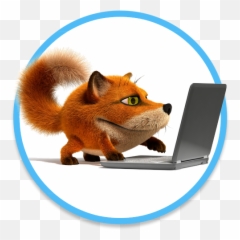 Education - Alliance Pediatrics of Fort Worth Fox With Laptop png