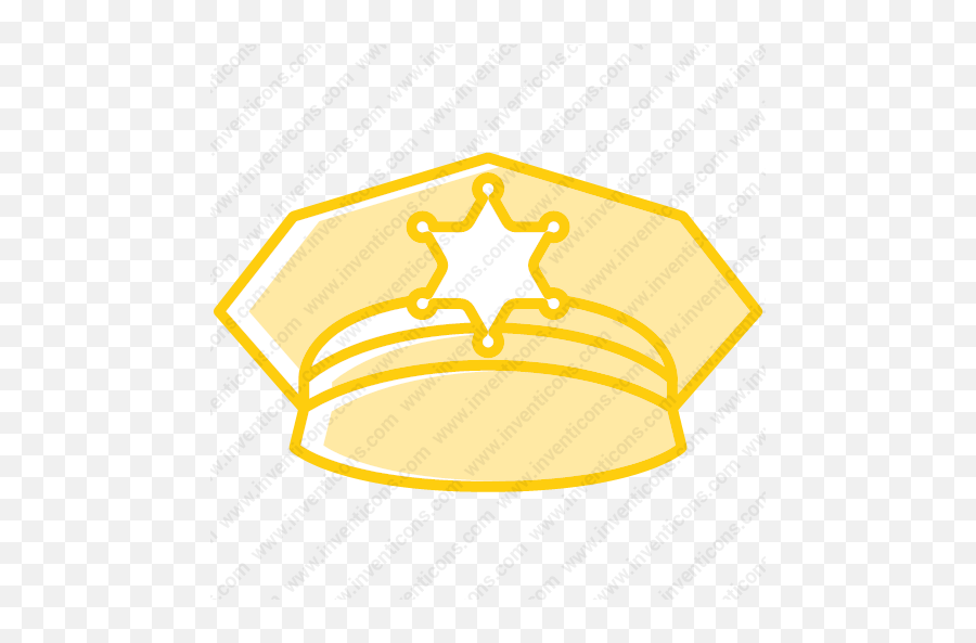 Download Police Hat Vector Icon Inventicons - Illustration Png,Gold Shield Icon