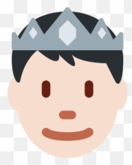 Prince Light Skin Tone Emoji - png