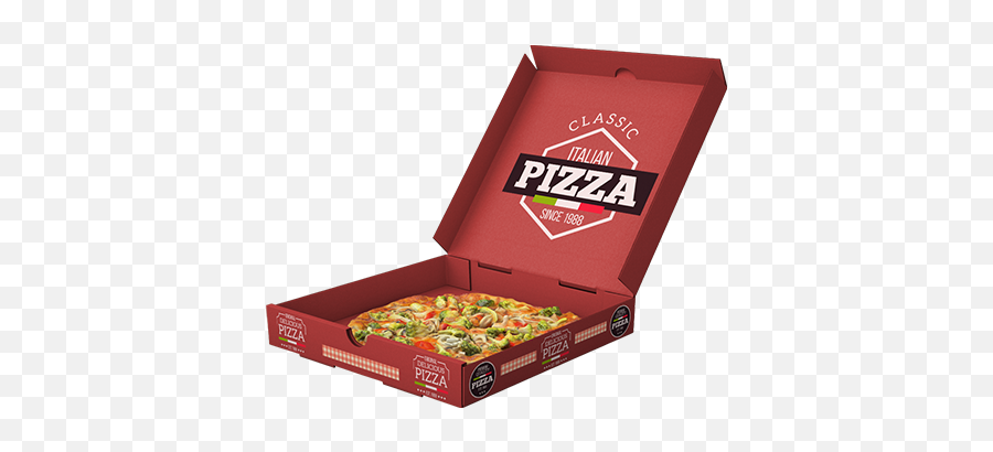 Custom Printed Pizza Packaging Packagingbluecom - Pizza Packaging Box Design Png,Pizza Box Icon