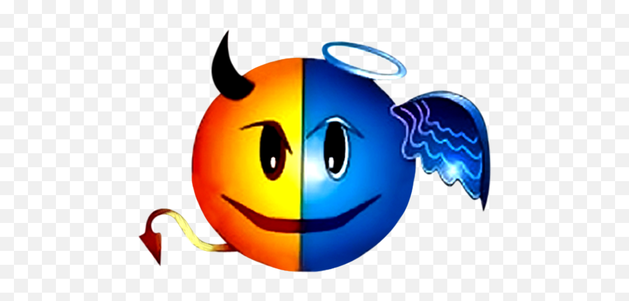 Privacygrade - Half Angel Half Devil Emoji Png,Emoji Icon App Answers