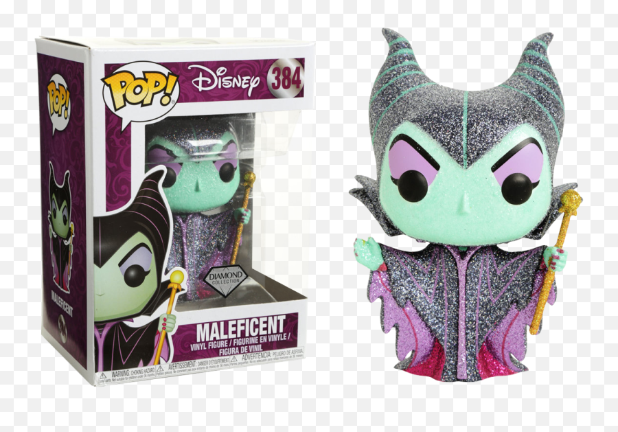 Sleeping Beauty - Maleficent Diamond Glitter Pop Vinyl Figure Png,Maleficent Png