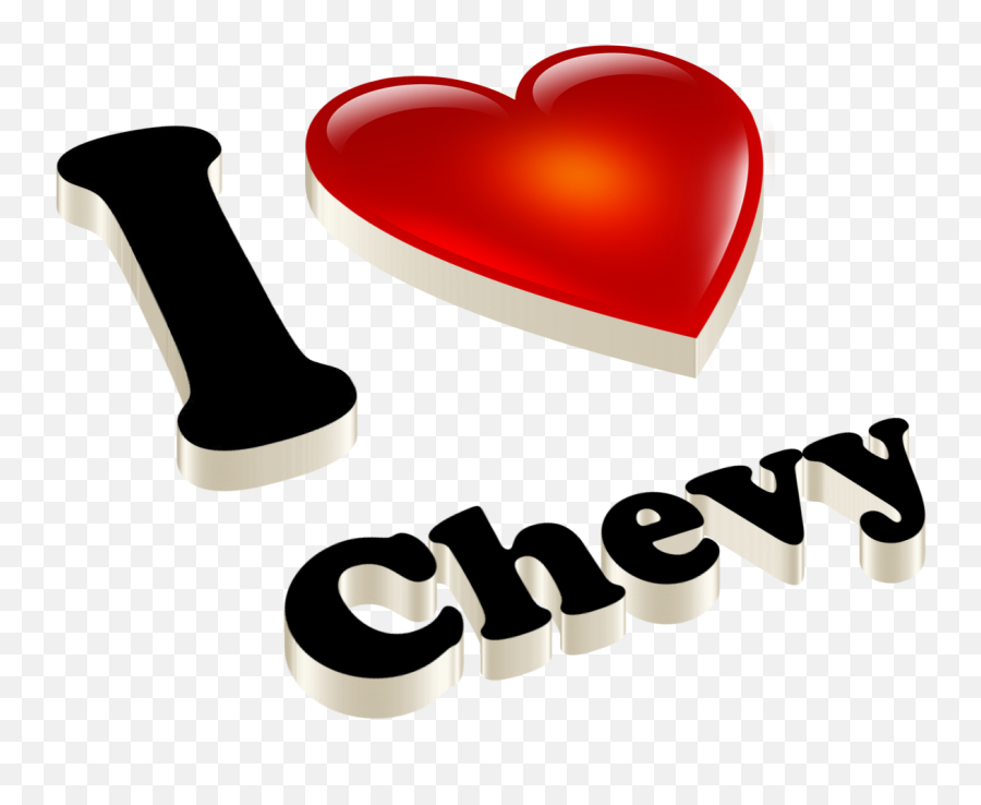 Chevy Love Name Heart Design Png - Heart,Chevy Png