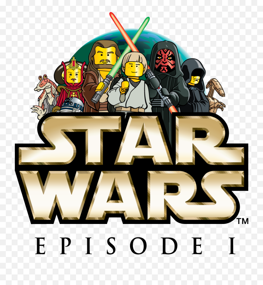 The Episode I Lego Star Wars Logo Used - Star Wars Png,Star Wars Logos