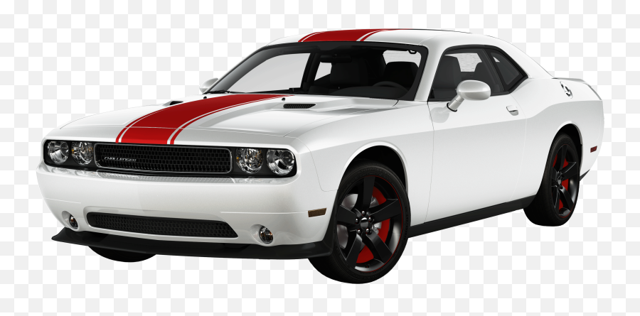Dodge Challenger Png Picture - Dodge Challenger Red White Rally Stripe,Dodge Challenger Png