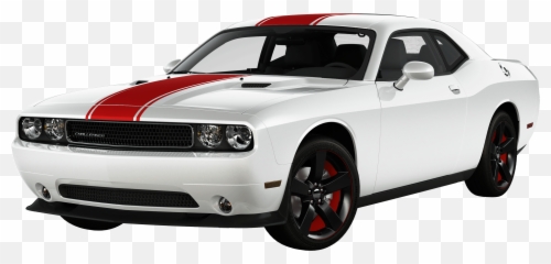 Dodge Challenger Png Picture - Dodge Challenger Red White Rally Stripe,Dodge Challenger Png