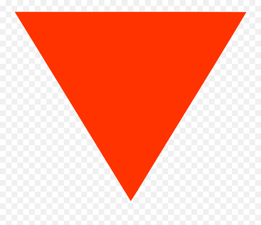 Triangular Clipart Triangle Shape - Red Triangle Transparent Png,Triangle Png Transparent