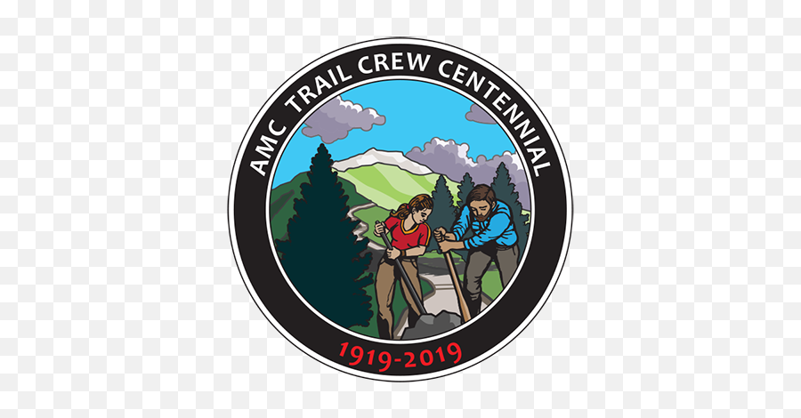 Appalachian Mountain Club Trail Crew Centennial Logo Png