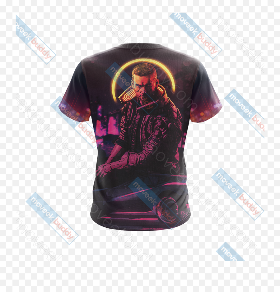 Cyberpunk 2077 New Unisex 3d T - Shirt Active Shirt Png,Cyberpunk 2077 Png