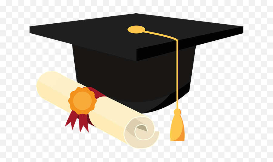 Graduation Cap And Scroll - Free Image On Pixabay Gambar Topi Wisuda Png,Grad Hat Png