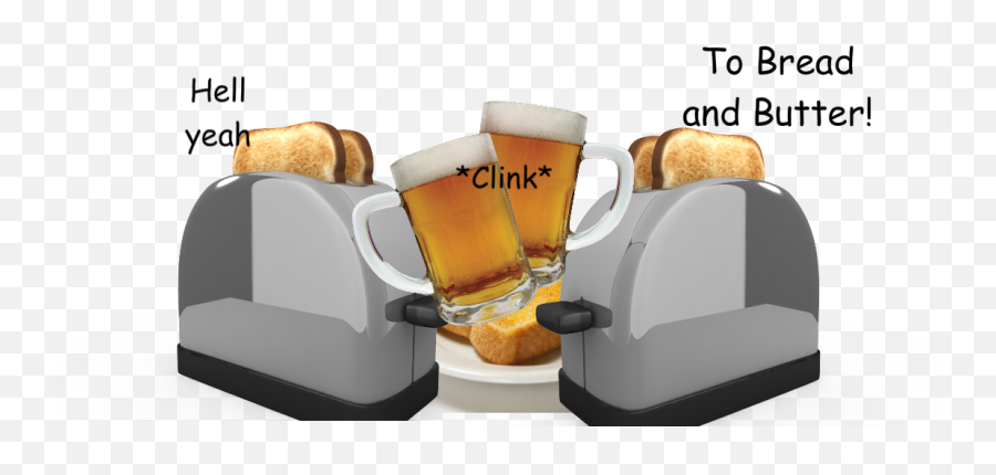 Download With A Side Of Toast - Pint Of Beer Png Image With Andywawa,Pint Of Beer Png