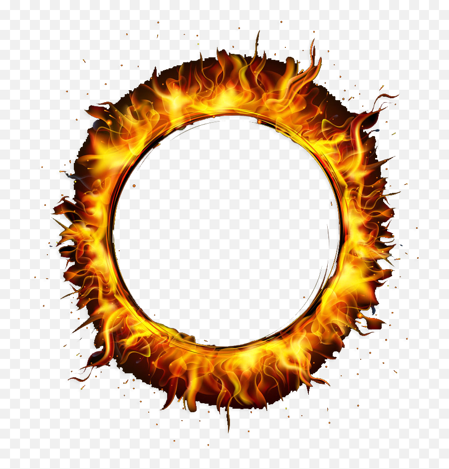 Fire Ring Png - Fire Circle No Background Png,Realistic Fire Png - free  transparent png images 
