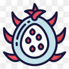 U0027fruit - Blue Redu0027 By Juicy Fish Emblem Png,Dragonfruit Png