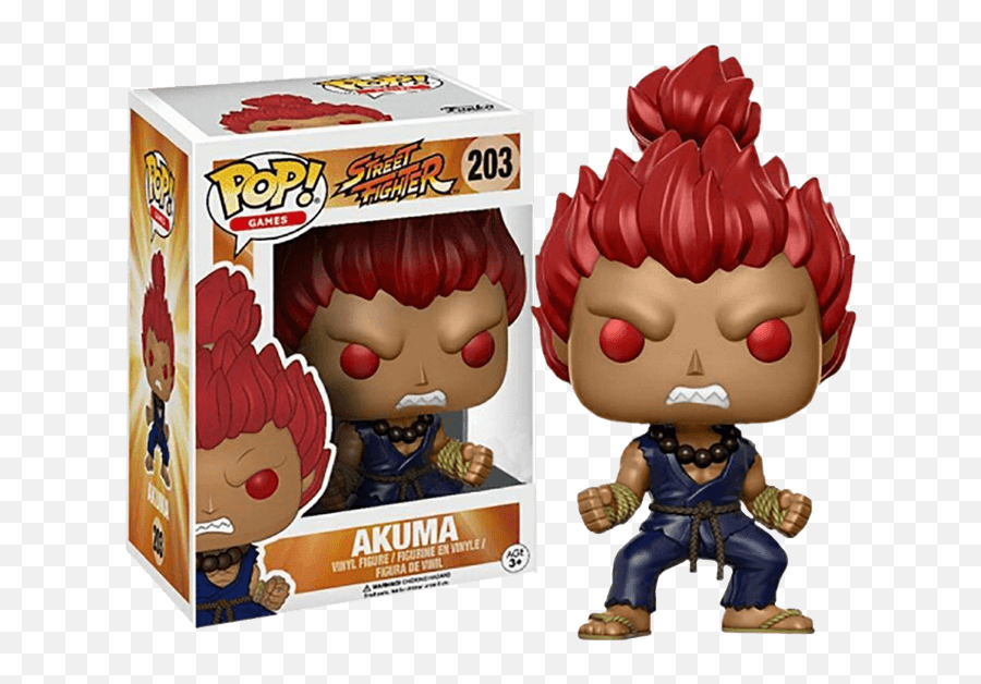 Funko Pop Street Fighter Akuma - Street Fighter Pop Vinyl Png,Akuma Png