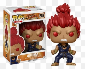 Funko Pop Street Fighter Akuma - Street Fighter Pop Vinyl Png,Akuma Png