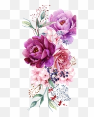 Purple Peony Floral Bouquet Casetify Iphone Flowers - Purple Peony Watercolor Png,Peonies Png