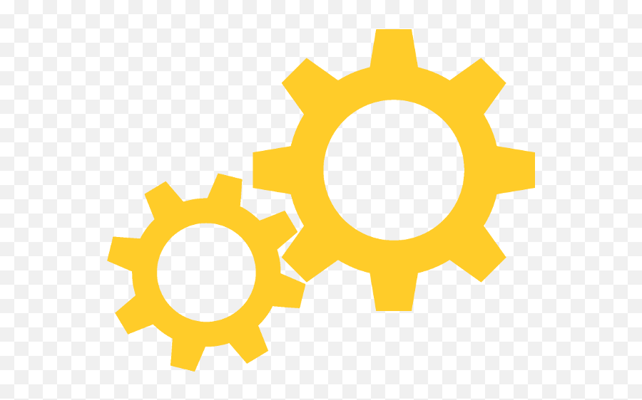 Incuvet - Transparent Yellow Gears Png,Gear Transparent Background