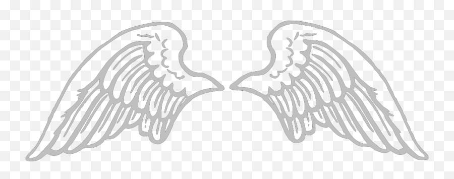 Stone Gray Angel Wings Clip Art Icon And Svg - Svg Clipart Angel Wings Svg Free Png,Wings Clipart Png