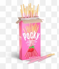 Pocky Biscuit Stick 5 Flavor - Transparent Pocky Strawberry Png,Pocky Png