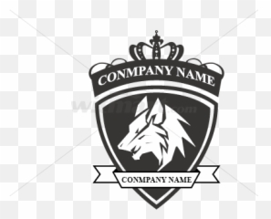 Wolf Logo Fashion Cross - Transparent Background Png Gpms