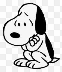Snoopy Png - Sad
