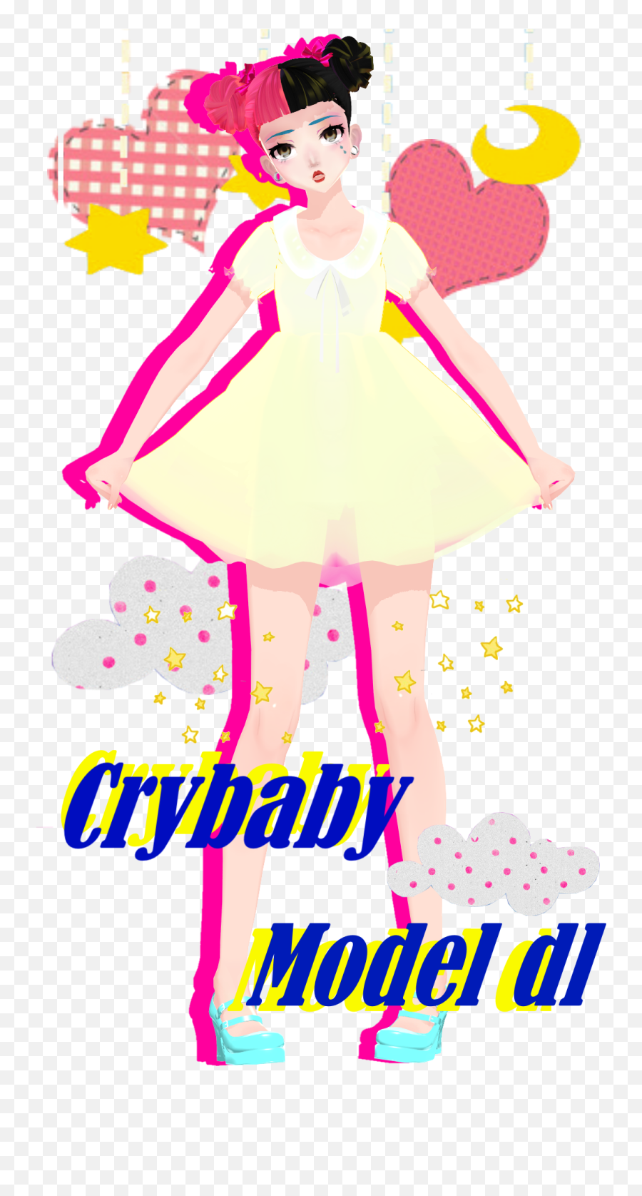 Mmd Tda Melanie Martinez - Crybaby By Reggieandcheese Mmd Melanie Martinez Model Png,Melanie Martinez Png